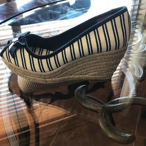 Brand new Tory Burch wedge shoes